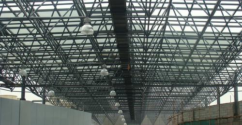 钢结构网架铝镁锰板屋面-产品展示 - h型钢_网架_浙江卓越钢结构有限