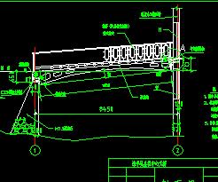 钢结构天桥施工图纸免费下载 桥梁图纸