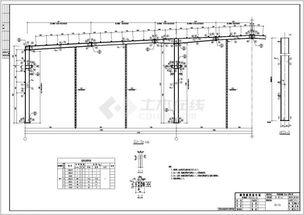 某地一层门式结构厂房钢结构设计施工图